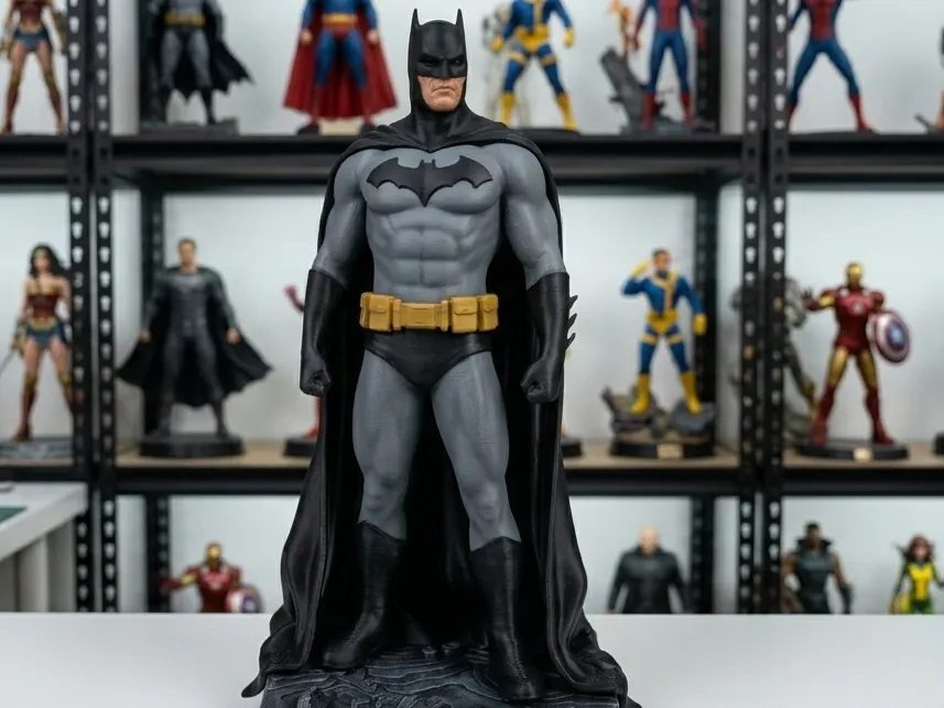 Batman – Boneco Colecionável 3D para Colorir