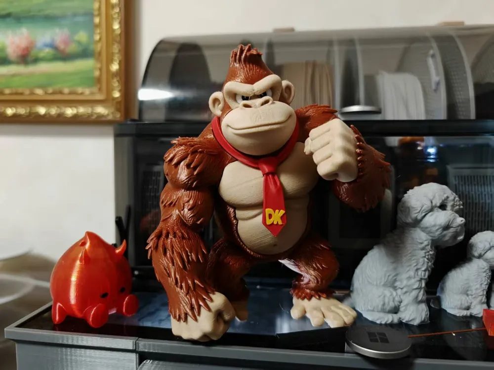 Donkey Kong 20 cm – Boneco Colecionável Colorido