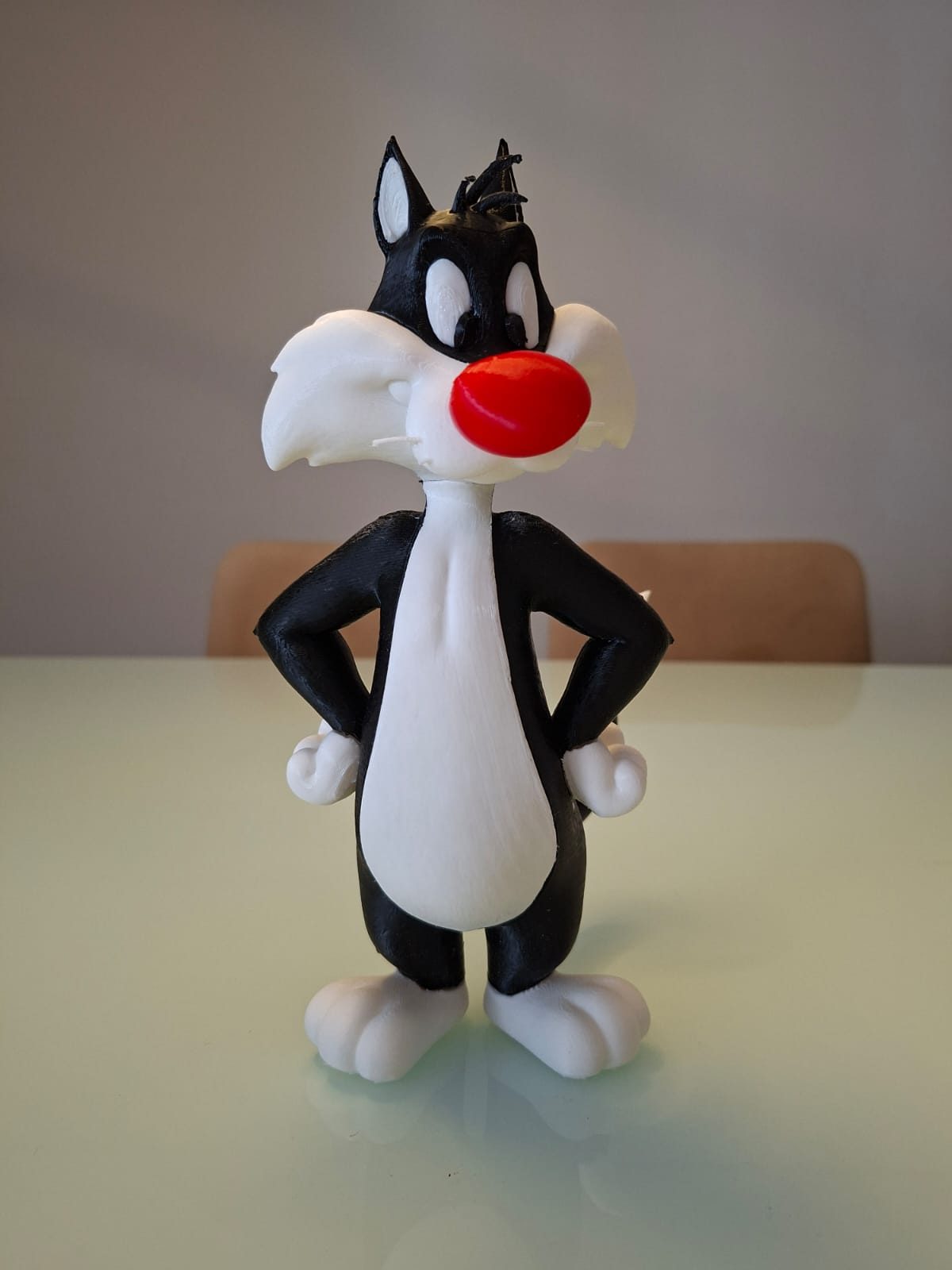 Frajola 24 cm – Boneco Colecionável 3D Totalmente Colorido