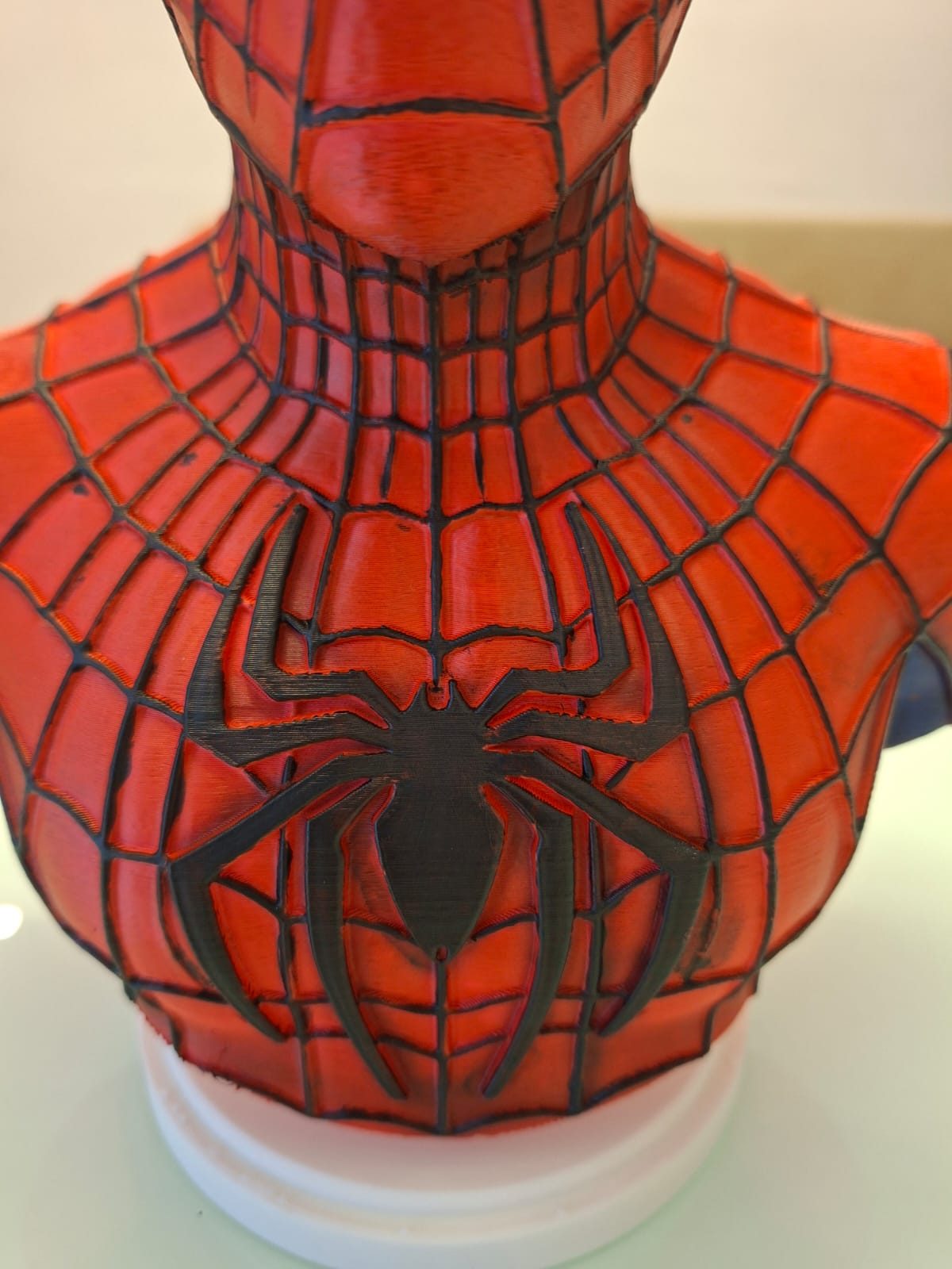 Busto Homem-Aranha 3D 24 cm – Pintado à Mão