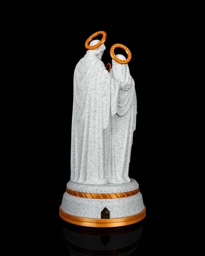 Sagrada Família Iluminada – Escultura 3D com LED 12V | 16 cm