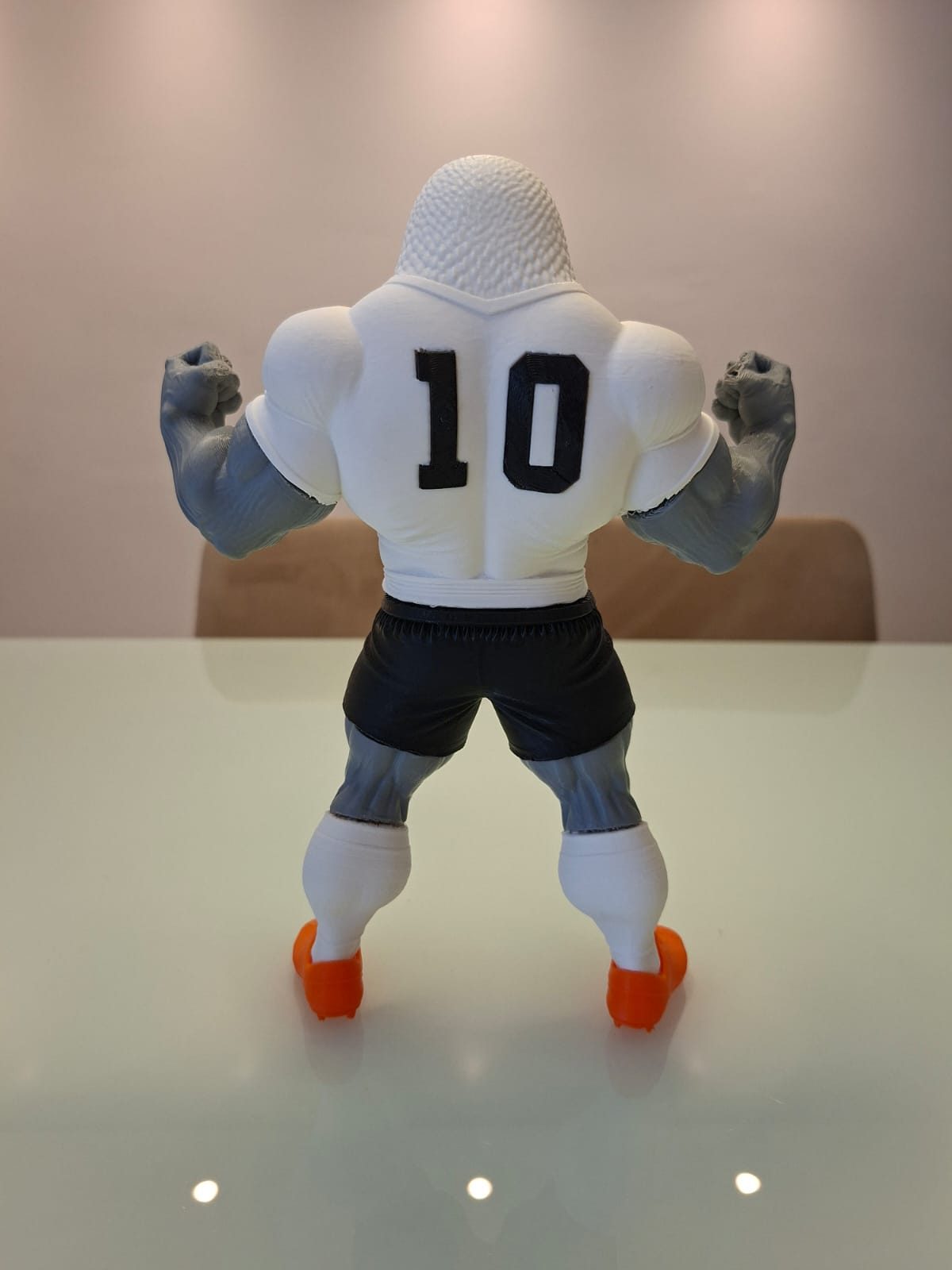 Gavião Mascote do Corinthians 3D Colorido – 23 cm
