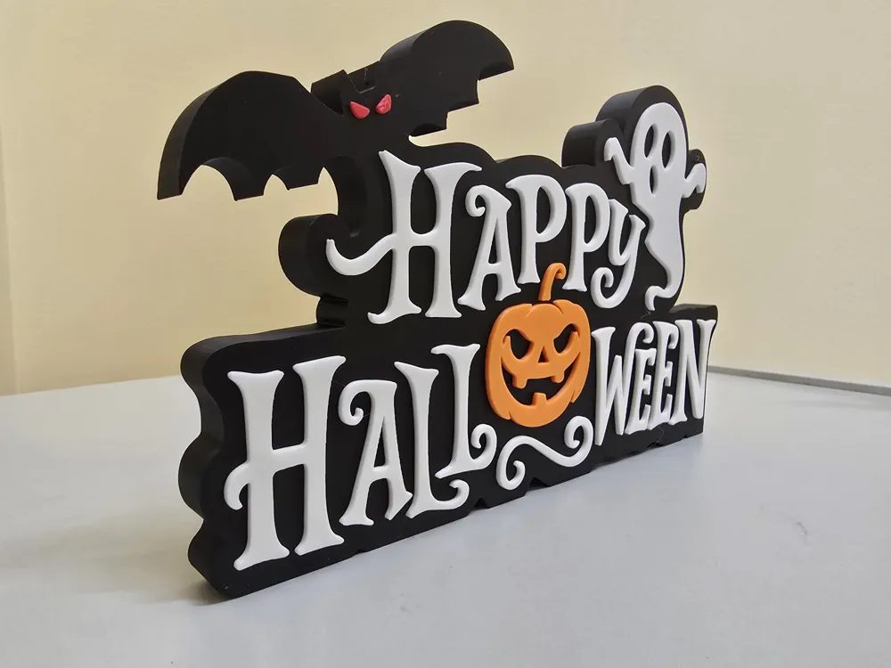 Decoração de Mesa Happy Halloween 3D – 21 cm