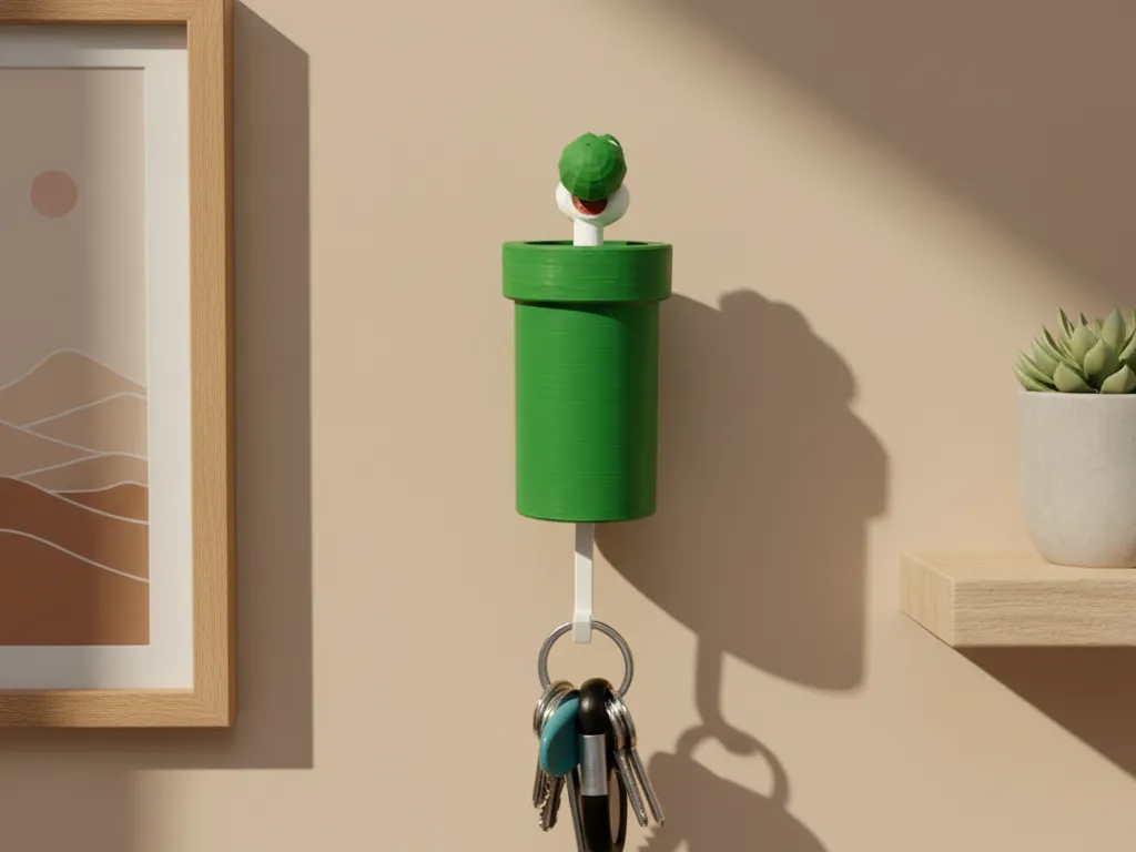 Porta Chave Super Mario - Yoshi